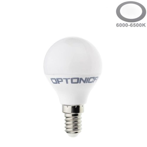 Optonica E14 G45 LED izzó 3,5W 300lm 6000K hideg fehér 240° 1407