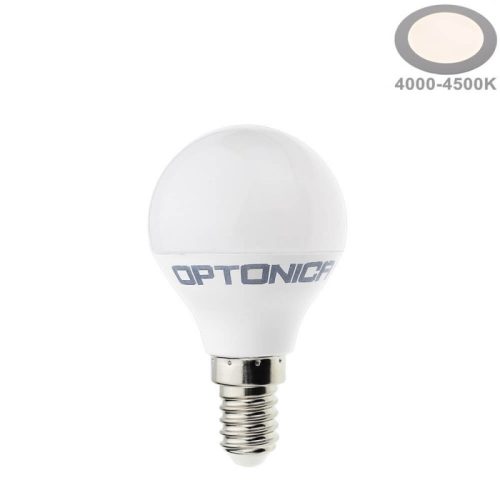 Optonica E14 G45 LED izzó 3,5W 300lm 4500K nappali fehér 240° 1408