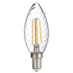   Optonica filament E14 C35 LED izzó 4W 400lm 6000K meleg fehér 360° 1413