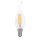 Optonica filament E14 C35 LED izzó 4W 400lm 2700K meleg fehér 300° 1414