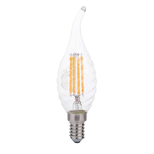Optonica filament E14 C35 LED izzó 4W 400lm 2700K meleg fehér 300° 1414