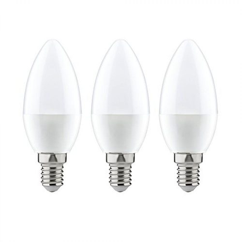 Optonica E14 C37 LED izzó 6W 480lm 6000K hideg fehér 180° 3db/csomag 1419