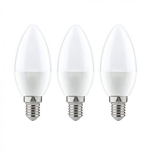Optonica E14 C37 LED izzó 6W 480lm 4500K nappali fehér 180° 3db/csomag 1420
