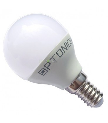 Optonica E14 G45 LED izzó 4W 320lm 2700K meleg fehér 240° 1453
