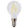Optonica filament E14 G45 LED izzó 4W 400lm 2700K meleg fehér 300° 1479