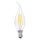 Optonica filament E14 C35T LED izzó 4W 400lm 2700K meleg fehér 300° 1482