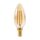 Optonica filament E14 C35 LED izzó 4W 400lm 2500K meleg fehér 300° 1490