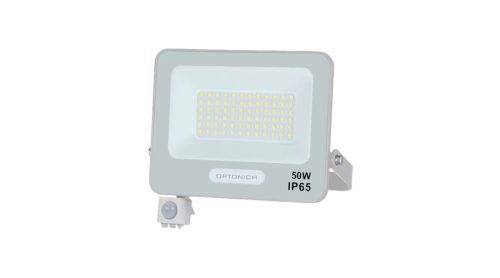 Optonica mozgásérzékelős LED reflektor 50W 4500lm 6000K fehér 15846