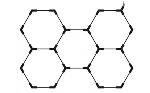 Optonica Hexagon SET lámpák 5HEXS 192W kiegészítőkkel 16802