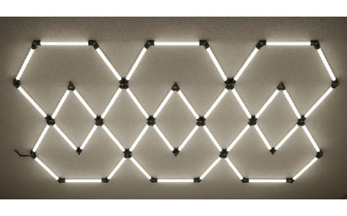 Optonica Hexagon SET lámpák 11 alakzatú 428W kiegészítőkkel Cikkszám: 16826