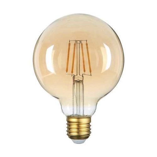 Optonica filament E27 G95 LED izzó 4W 400lm 2700K meleg fehér 300° 1794