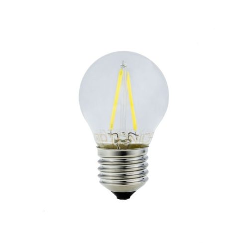 Optonica filament E27 G45 LED izzó 2W 200lm 2700K meleg fehér 300° 1866
