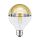 Optonica filament E27 G95 LED izzó 4W 400lm 2700K meleg fehér arany üveg búra 180° 1889