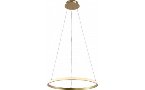 Optonica modern LED függőlámpa CCT 30W szálcsiszolt arany szabályozható + távirányító  19003