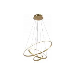   Optonica modern LED függőlámpa CCT 78W szálcsiszolt arany szabályozható + távirányító  19006