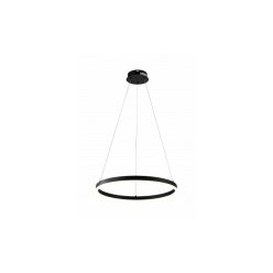   Optonica modern LED függőlámpa 22W Ø60cm fekete meleg fehér 19031