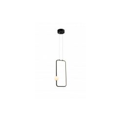   Optonica LED medállámpa 15W homokfekete  fekete meleg fehér 19048