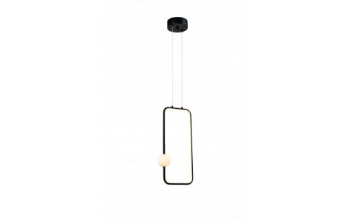 Optonica LED medállámpa 15W homokfekete  fekete meleg fehér 19048