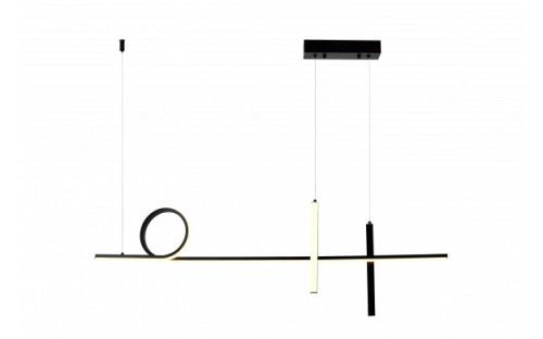 Optonica LED medállámpa 24W homokfekete  fekete meleg fehér 19064