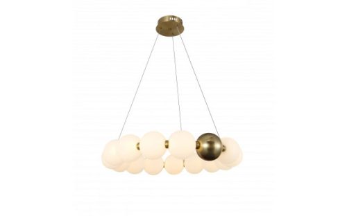 Optonica LED függőlámpa 27W réz+fehér meleg fehér 19066