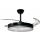 Optonica ventilátoros mennyezeti LED lámpa távirányítóval fekete 36W CCT 19102