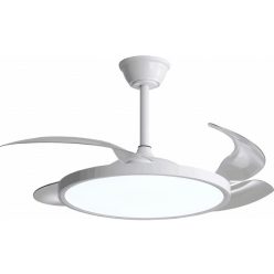   Optonica ventilátoros mennyezeti LED lámpa távirányítóval feher 36W CCT 19104