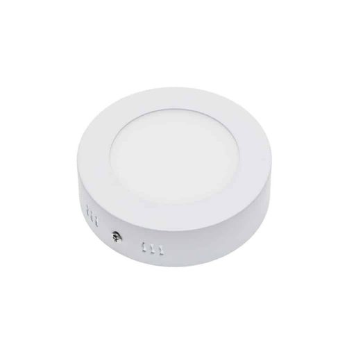 Optonica falon kívüli kör LED panel 6W 480lm 6000K hideg fehér Ø12cm 120° 2231