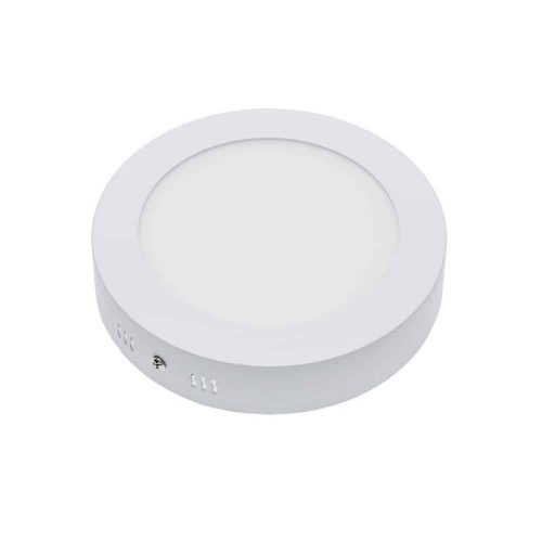 Optonica falon kívüli kör LED panel 12W 960lm 6000K hideg fehér Ø17cm 120° 2244