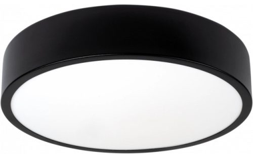 Optonica modern fekete mennyezeti kör LED lámpa 18W 1350lm 4500K nappali fehér IP20 120º Ø25cm 2901