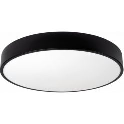   Optonica modern fekete mennyezeti kör LED lámpa 30W 2250lm 3000K meleg fehér IP20 120º Ø40cm 2906