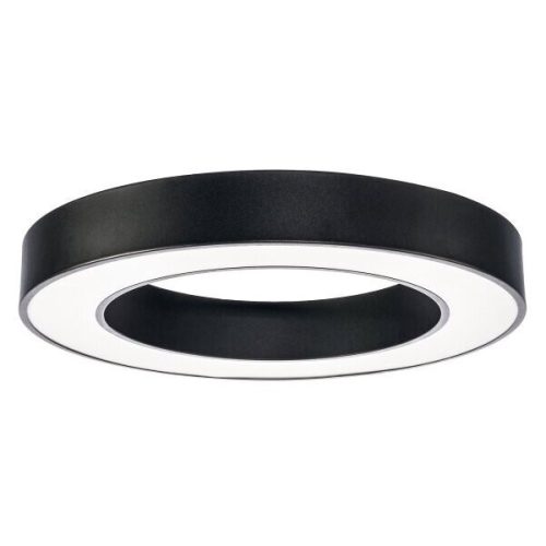 Optonica modern fekete mennyezeti kör LED lámpa 36W 2700lm 4500K nappali fehér IP20 120º Ø50cm 2913
