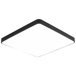   Optonica modern fekete mennyezeti négyzet LED lámpa 64W 4800lm 3000K meleg fehér IP20 120º 60x60cm 2926