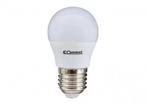COMMEL LED izzó E27, 8W, 750lm, G45 kisgömb, 3000K; 305-109