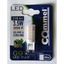 COMMEL LED izzó G9, 3.5W, 315lm, 3000K; 305-401