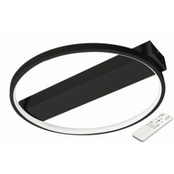   MasterLED Galaxis Taurus 33 W-os, 40x6 cm fekete LED távirányítós mennyezeti lámpa