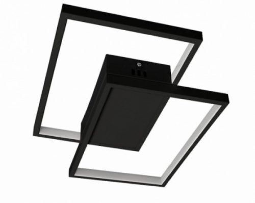 MasterLED Galaxis Polaris 45 W-os, 42x30 cm fekete LED távirányítós mennyezeti lámpa