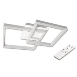   MasterLED Galaxis Herkules 70 W-os, 54x54 cm fehér LED távirányítós mennyezeti lámpa