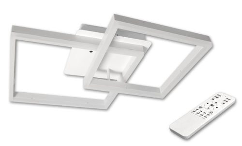 MasterLED Galaxis Herkules 70 W-os, 54x54 cm fehér LED távirányítós mennyezeti lámpa