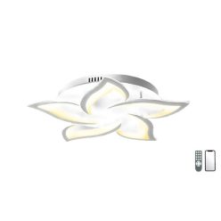   MasterLED Lucero Esteban 72 W-os, 60 cm átmérőjű fehér LED távirányítós és mobil applikációval vezérelhető mennyezeti lámpa