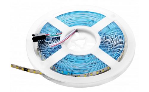 Optonica Futófény, digitális LED szalag 10W/m 120 LED/m 24V 4500K 4940