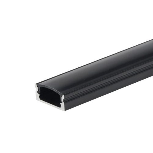 OPTONICA Led profil fekete fedővel  fekete  2m  5107