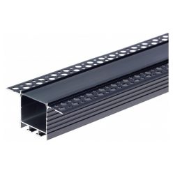   OPTONICA LED profil 72x35mm fekete gipszkarton 2m SZETT fekete borítással 5124