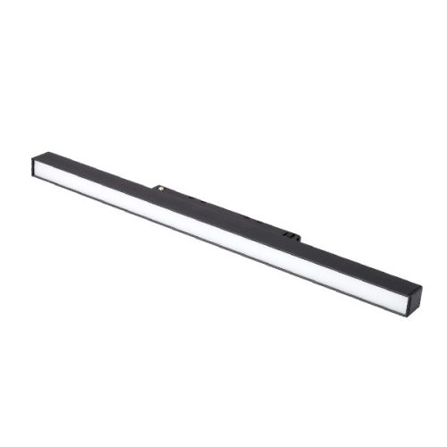Optonica mágneses sínes fekete LED lámpa M15 48V 10W 650lm 4000K nappali fehér 120° 30cm 5225