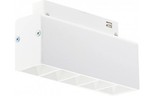 Optonica mágneses sínes fehér LED lámpa M35 48V 10W 800lm 4000K nappali fehér 90° 13,5cm 5268