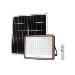   Optonica napelemes led reflektor távirányítóval 30W 3800lm 6000K 5296