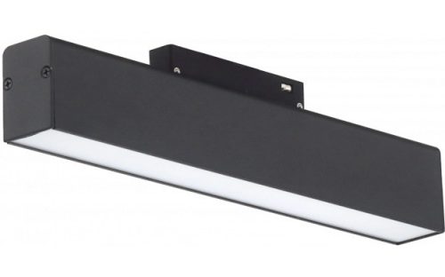 Optonica mágneses sínes fekete LED lámpa M35 48V 12W 960lm 3000K meleg fehér 120° 30cm 5340