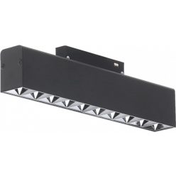   Optonica mágneses sínes fekete LED lámpa M35 48V 20W 1600lm 3000K meleg fehér 24° 27cm 5343