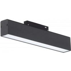   Optonica mágneses sínes fekete LED lámpa M35 48V 12W 960lm 4000K nappali fehér 120° 30cm 5391