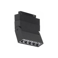   Optonica mágneses sínes fekete LED lámpa hajlítható 45° M35 48V 10W 800lm 4000K nappali fehér 24° 13,5cm 5398