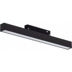   Optonica mágneses sínes fekete LED lámpa M20 48V 10W 800lm 3000K meleg fehér 120° 30cm 5417